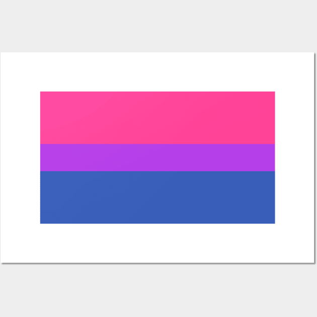 bi pride Wall Art by hangryyeena